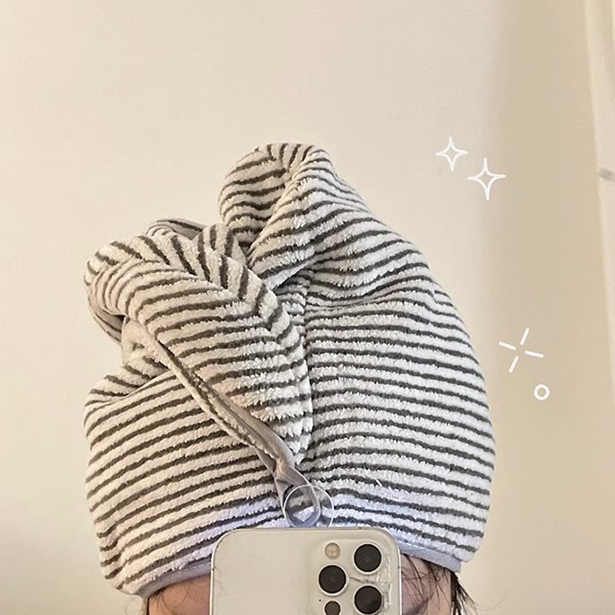 Spa Towel - Asciugamano in microfibra a righe per