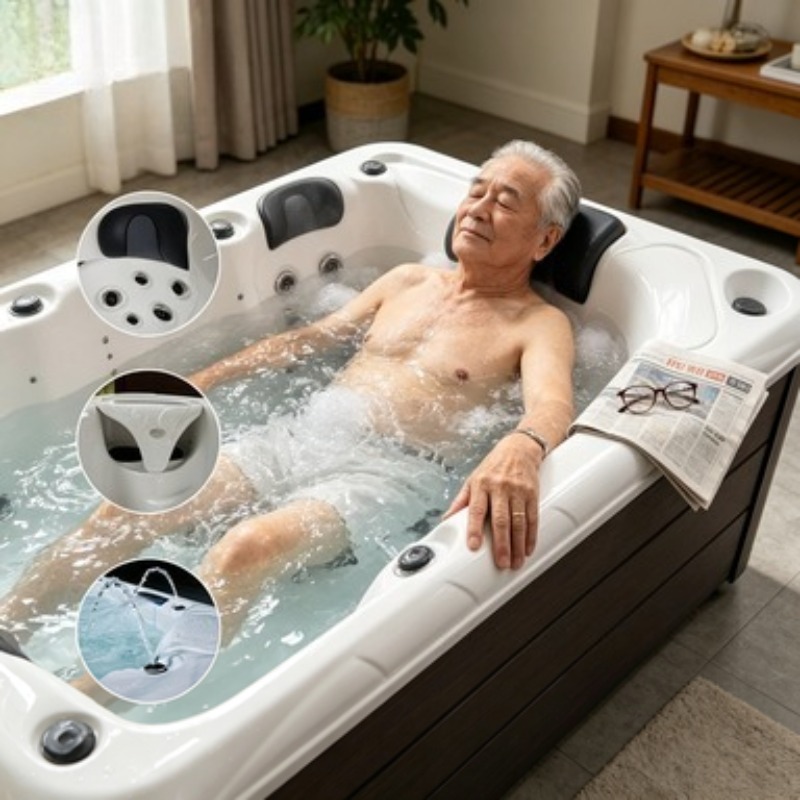 Vasca Idromassaggio in Acrilic - Spa Massager recensione e prezzo