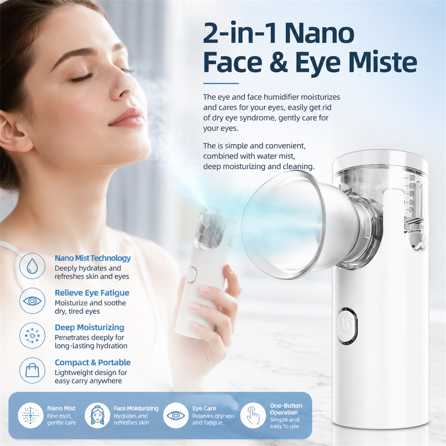 Vaporizzatore facciale 2-IN-1  - Face Steamer recensione e prezzo